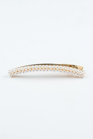 The curve pearl barrette